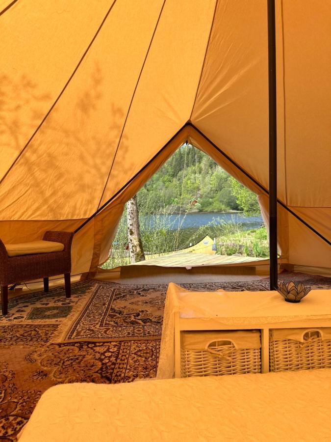 Glamping On Idyllic Lake, Paddle Boards & Rowboat Porsgrunn Ngoại thất bức ảnh