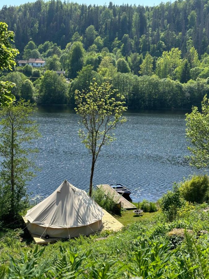 Glamping On Idyllic Lake, Paddle Boards & Rowboat Porsgrunn Ngoại thất bức ảnh
