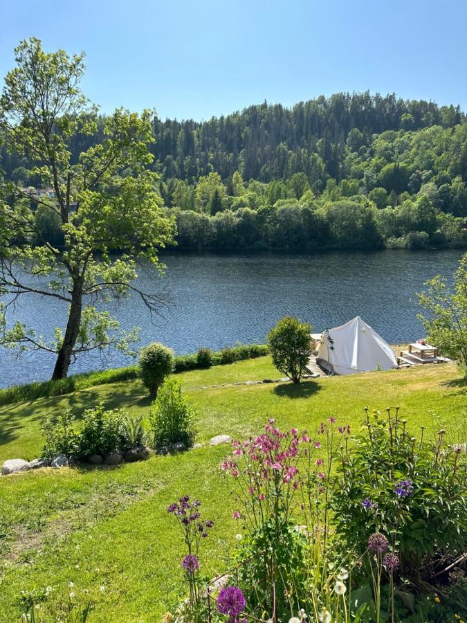 Glamping On Idyllic Lake, Paddle Boards & Rowboat Porsgrunn Ngoại thất bức ảnh